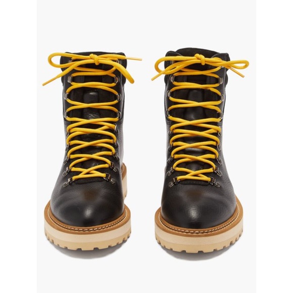 DIEMME MONFUMO LEATHER LACEUP BOOTS - Picture 3 of 15